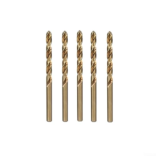 LNEMYQRS Bohrer, M35 Kobalt-Bohrer, 5 Stück, Kobalt-HSS-Bohrer M35 für Edelstahl, Bohren, Metallbearbeitung, 2 mm von LNEMYQRS