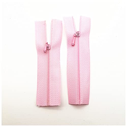 LNEMYQRS Reißverschluss 10 stücke 14 Farbe Mini offene Kleidung reißverschluss for DIY. Handgemachte Nähkleidung Scrapbooking Bekleidung Applique Zubehör Zipper(Pink) von LNEMYQRS