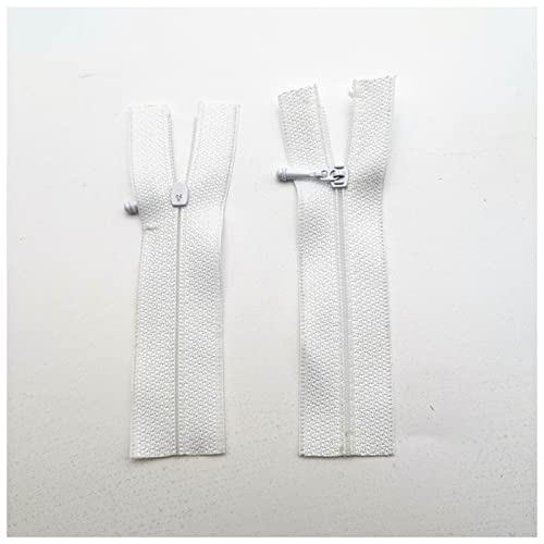 LNEMYQRS Reißverschluss 10 stücke 14 Farbe Mini offene Kleidung reißverschluss for DIY. Handgemachte Nähkleidung Scrapbooking Bekleidung Applique Zubehör Zipper(White) von LNEMYQRS