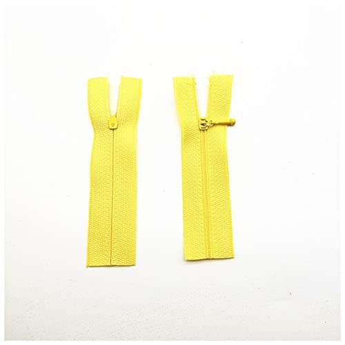 LNEMYQRS Reißverschluss 10 stücke 14 Farbe Mini offene Kleidung reißverschluss for DIY. Handgemachte Nähkleidung Scrapbooking Bekleidung Applique Zubehör Zipper(Yellow) von LNEMYQRS