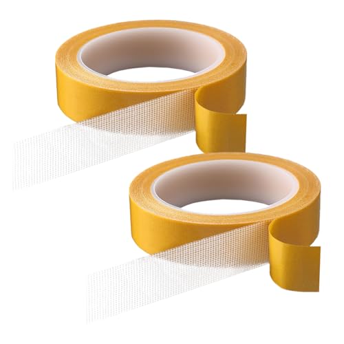 LNGJIN Doppelseitiges Klebeband,2 Rolls 3cm x 20m Mehrzweck-Klebeband,Doppelseitiges Klebeband Extra Stark,teppichklebeband,Einfaches Entfernen,für Teppich, Foto, Küche, Auto oder Outdoor von LNGJIN