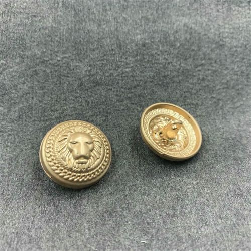 10 Stück/Los Retro-Metallknöpfe, exquisites Löwenkopfmuster, Herren- und Damenbekleidung, dekorative Nähknöpfe, Zubehör, 10 Stück S1–15 mm 10 Stück/Los Retro-Metallknöpfe, exquisites Löwenkopfmuster, Herren- und Damenbekleidung, dekorative Nähknöpfe, Zubehör, 10 Stück S1–15 mm von LNHBZ
