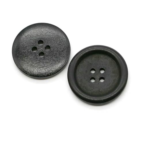 10 Stück 2/4 Löcher, runde Holzknöpfe, 10–38 mm, für Kleidung, Mäntel, DIY-Dekorationen, Nähzubehör, 5 Farben optional, Typ M, 10 Stück, 30 mm 10 Stück 2/4 Löcher, runde Holzknöpfe, 10–38 mm, für Kleidung, Mäntel, DIY-Dekorationen, Nähzubehör, 5 Farben optional, Typ M, 10 Stück, 30 mm von LNHBZ