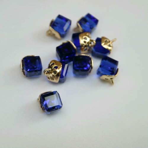 10 Stück Feine Strass-Kristallknöpfe 12 Farben Strassknöpfe für Kleidung Dekorativer Schmuck Zubehör Anhänger-10 Stück Königsblau 10 Stück Feine Strass-Kristallknöpfe 12 Farben Strassknöpfe für Kleidung Dekorativer Schmuck Zubehör Anhänger-10 Stück Königsblau von LNHBZ