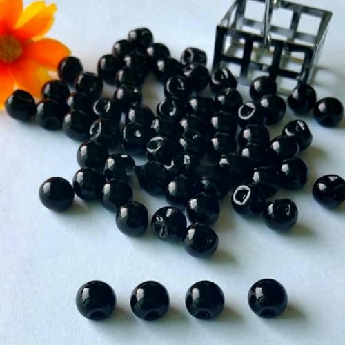 50 Stück/Los, 8 mm, seitliches Loch, Perlmuttknöpfe zum Nähen von Bastelkleidung, schwarz, DIY-Nähauge, Puppen-/Spielzeugauge.-8 mm 50 Stück/Los, 8 mm, seitliches Loch, Perlmuttknöpfe zum Nähen von Bastelkleidung, schwarz, DIY-Nähauge, Puppen-/Spielzeugauge.-8 mm von LNHBZ