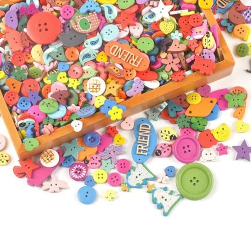 Vintage Gemischte Malerei Holzknöpfe zum Basteln Scrapbooking Nähen Kleidung Knopf DIY Kinderbekleidung Zubehör 15-35mm M1893-mt2571-30Stk Vintage Gemischte Malerei Holzknöpfe zum Basteln Scrapbooking Nähen Kleidung Knopf DIY Kinderbekleidung Zubehör 15-35mm M1893-mt2571-30Stk von LNHBZ