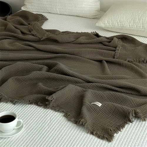 LNKUGN 1pc Decke Baumwolle Sofa Handtuch Quasten Bettwäsche Einfarbig Schal Haut-freundliche Plaid Hause Decken LNKUGN 1pc Decke Baumwolle Sofa Handtuch Quasten Bettwäsche Einfarbig Schal Haut-freundliche Plaid Hause Decken von LNKUGN