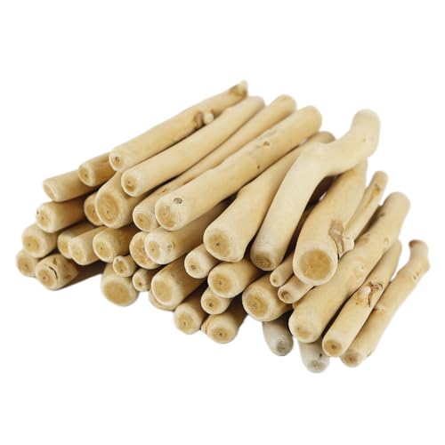 LNQ LUNIQI 10cm Treibholzstücke Basteln, Treibholz Holzstücke, Holzstäbchen 250G, Natürliche Unfertige Antiseptische Holzstange für DIY Handgefertigt von LNQ LUNIQI