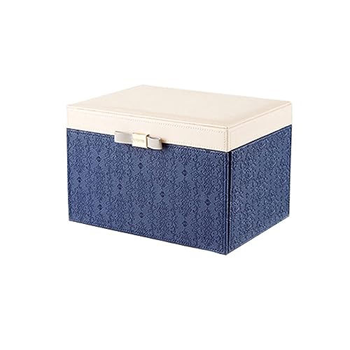 LOANDSDE Schmuckkästchen, Schmuckkästchen im Court-Stil, Schmuckschatullen mit Schubladen und Trennwänden, Schmuck-Organizer-Box für Damen und Mädchen, Halsketten, Ohrringe, Ringe, Armbänder, Damen, von LOANDSDE