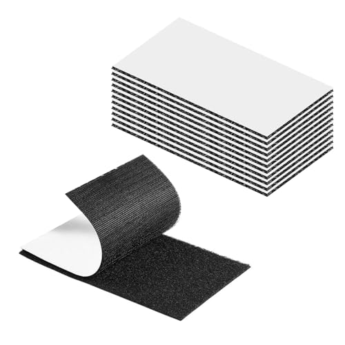 10 Stück doppelseitiges Selbstklebend Schwarz für Wände/Boden/Tür/Gläser/Metalle von LOBVABA