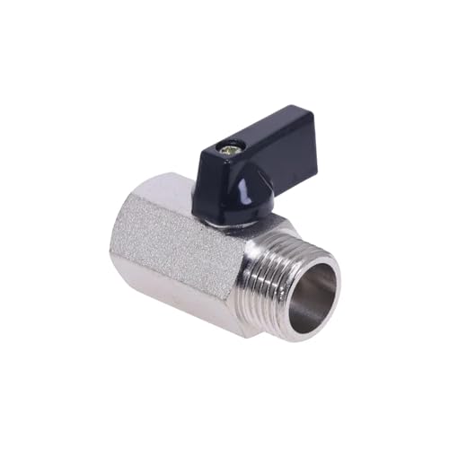 1pc Brass Ball Valve 1/2, 1/4", 1/8" BSP Male To Female Air Compressor Valves Motor Drivers(1/4") von LOFWSGPRX