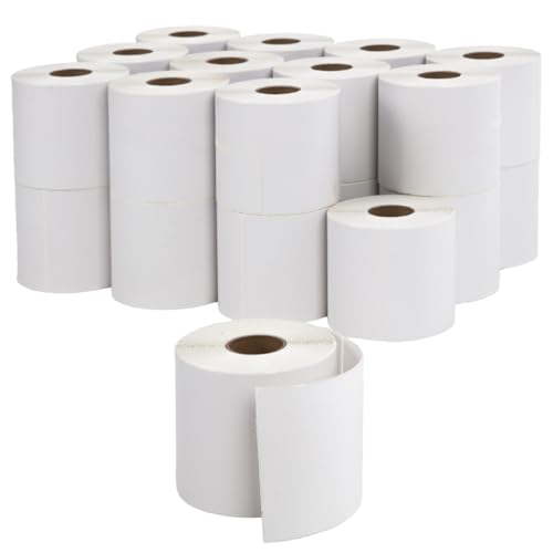 LOGIC PACK Thermo Etiketten 100 x 150 mm Etiketten Selbstklebend für Zebra Etiketten Drucker Versandetiketten Klebeetiketten zum Bedrucken (1200 Stück Etikketen - 24 Rollen) von LOGIC PACK