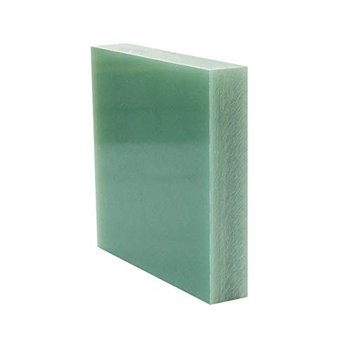 LOKIH FR4 GFK Platte Glashartgewebe Format Harzplatte Glasfaserplatte Zwischenisolation Wassergrün,10mmx150mmx150mm von LOKIH
