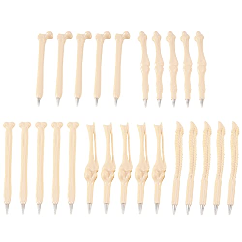 25 Sücke Bone Design Kugelschreiber mit Schwarzer Tinte für Künstler, Arzt, Krankenschwester, Schule, Büro, von LOLAY