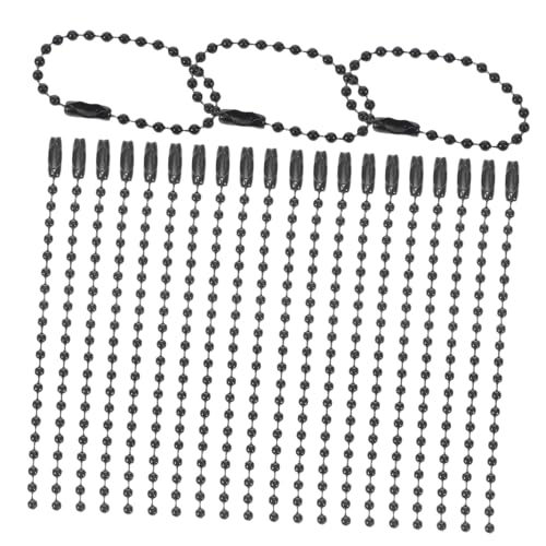 LOLIPPYY 100 Stück Metall Kugelketten mit Verbinder Verstellbare DIY Schlüsselanhänger Ketten Rostbeständig und Vielseitig für Schmuckherstellung Bastelprojekte Dekorative Anhänger LOLIPPYY 100 Stück Metall Kugelketten mit Verbinder Verstellbare DIY Schlüsselanhänger Ketten Rostbeständig und Vielseitig für Schmuckherstellung Bastelprojekte Dekorative Anhänger von LOLIPPYY