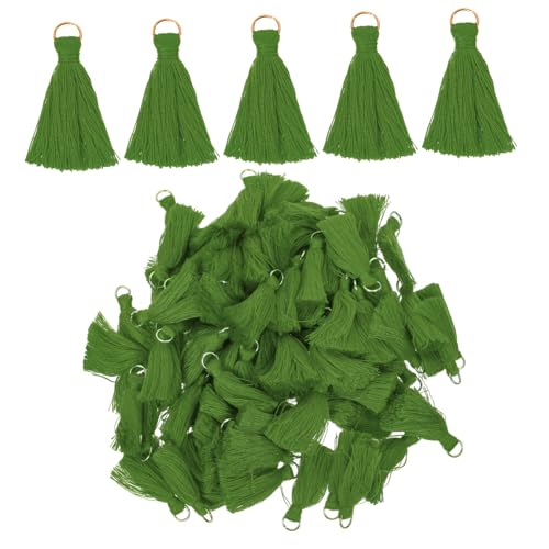 LOLIPPYY 100 Stück Quasten -Schmuckzubehör Quasten Anhänger Quasten für die Schmuckherstellung Quaste für die Schmuckherstellung Quasten basteln kleine Quasten zum Basteln Polyester Grün LOLIPPYY 100 Stück Quasten -Schmuckzubehör Quasten Anhänger Quasten für die Schmuckherstellung Quaste für die Schmuckherstellung Quasten basteln kleine Quasten zum Basteln Polyester Grün von LOLIPPYY