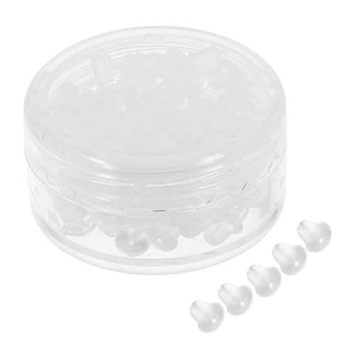 LOLIPPYY 100Stücke Silikon Ohrring Verschlüsse Transparente Ohrring Stopper für Ohrstecker Hypoallergen Leicht und Tragbar für Verschiedene Ohrringtypen Ersatzteile LOLIPPYY 100Stücke Silikon Ohrring Verschlüsse Transparente Ohrring Stopper für Ohrstecker Hypoallergen Leicht und Tragbar für Verschiedene Ohrringtypen Ersatzteile von LOLIPPYY