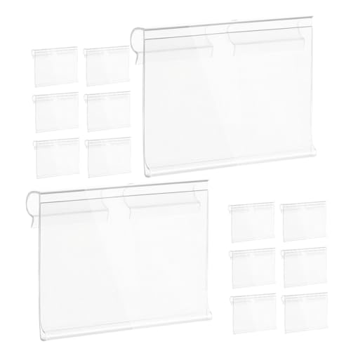 LOLIPPYY 50 Stück PVC Etikettenhalter Transparent Langlebig und Flexibel für Drahtregale Preisschilder und Warenbeschriftung im Einzelhandel Klare Sichtbarkeit für Supermarkt und Geschäft LOLIPPYY 50 Stück PVC Etikettenhalter Transparent Langlebig und Flexibel für Drahtregale Preisschilder und Warenbeschriftung im Einzelhandel Klare Sichtbarkeit für Supermarkt und Geschäft von LOLIPPYY
