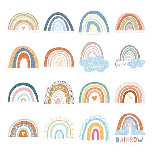 LOLPALONE 16 Stück Calm Stickers Rainbow Styles strukturiert für sensorische Angst, Artikel zur Linderung von Stressangst von LOLPALONE