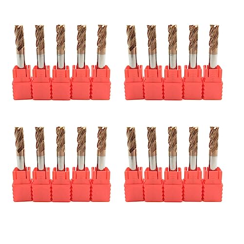LOLPALONE 20 Sttuecke 6mm 4 Flöte Hartmetall Fräser CNC Fräser Fräsen Nuten Profilieren Planfräser Spiral Bits LOLPALONE 20 Sttuecke 6mm 4 Flöte Hartmetall Fräser CNC Fräser Fräsen Nuten Profilieren Planfräser Spiral Bits von LOLPALONE