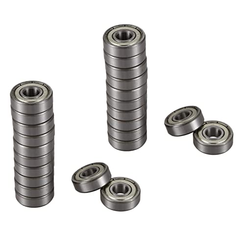 LOLPALONE 24 Stück 608Z 22Mm X 8Mm X 7Mm Einreihiges Rillen Lager von LOLPALONE