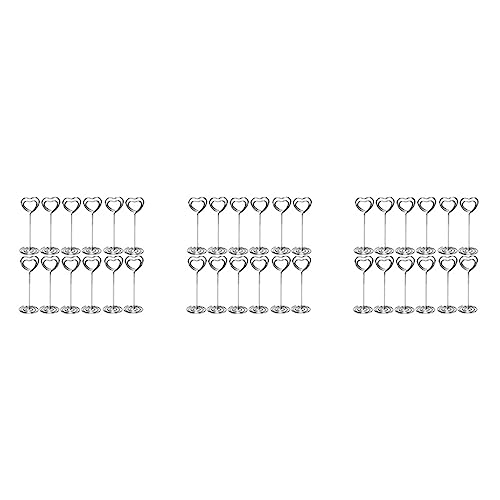 LOLPALONE 3,5 Tischnummern Halter Set mit 30 Tischkarten Haltern Tischnummern Halter Hochzeit Karten Halter Tischnummern Halter Tisch Foto Halter (3,5-, 30Er-Set) von LOLPALONE