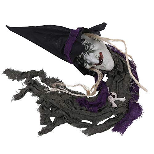 LOLPALONE Festival Geschenk Spielwaren Erschrecken HäNgende Hexe, die Geist GlüHende Puppen Halloween Erschreckend Skeleton Hanging Props Pendant HäNgt von LOLPALONE