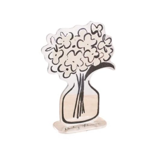 LOLPALONE Flower Ornament Note Clip Advanced Dark Wind Flower Convenience Ordner Datei Nachricht Foto Nachricht Ornament D von LOLPALONE