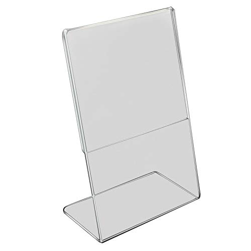 LOLPALONE Transparenter Visiten Karten Halter Aus Acryl A6 Schreibtisch Halter Aufbewahrungs Karte 1,5 Mm Visiten Karten Papier Display Halter 1 StüCk von LOLPALONE