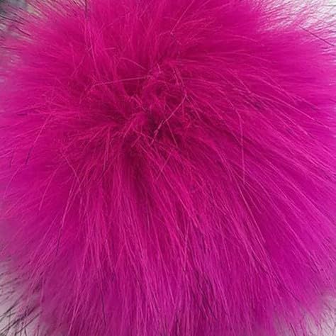 LOUKEKE 1 stück 12 cm Kunstfell Pompom Haarball DIY Handgemachte Hut Kleidung Schlüsselanhänger Zubehör Große Haar Ball Nähwerkzeuge von LOUKEKE