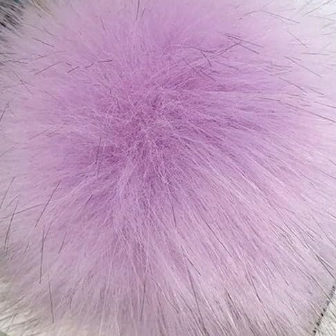 LOUKEKE 1 stück 12 cm Kunstfell Pompom Haarball DIY Handgemachte Hut Kleidung Schlüsselanhänger Zubehör Große Haar Ball Nähwerkzeuge von LOUKEKE