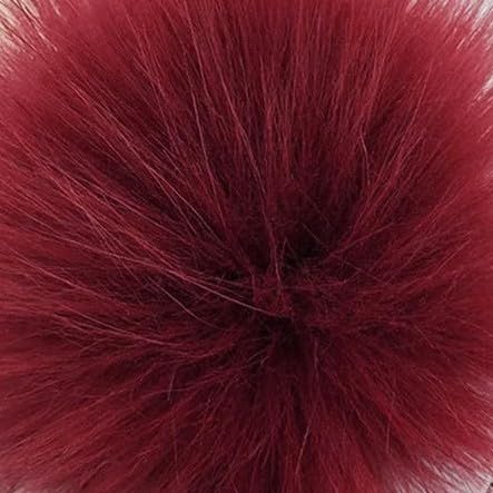 LOUKEKE 1 stück 12 cm Kunstfell Pompom Haarball DIY Handgemachte Hut Kleidung Schlüsselanhänger Zubehör Große Haar Ball Nähwerkzeuge von LOUKEKE