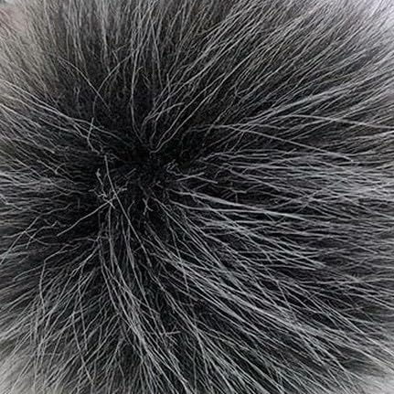 LOUKEKE 1 stück 12 cm Kunstfell Pompom Haarball DIY Handgemachte Hut Kleidung Schlüsselanhänger Zubehör Große Haar Ball Nähwerkzeuge von LOUKEKE