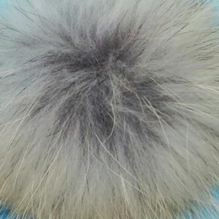 LOUKEKE 1 stück 12 cm Kunstfell Pompom Haarball DIY Handgemachte Hut Kleidung Schlüsselanhänger Zubehör Große Haar Ball Nähwerkzeuge von LOUKEKE