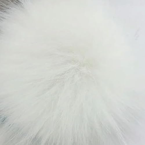 LOUKEKE 1 stück 12 cm Kunstfell Pompom Haarball DIY Handgemachte Hut Kleidung Schlüsselanhänger Zubehör Große Haar Ball Nähwerkzeuge von LOUKEKE