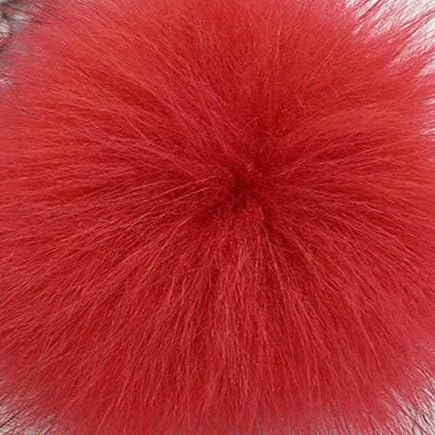 LOUKEKE 1 stück 12 cm Kunstfell Pompom Haarball DIY Handgemachte Hut Kleidung Schlüsselanhänger Zubehör Große Haar Ball Nähwerkzeuge von LOUKEKE