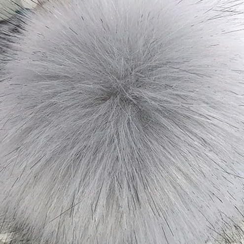 LOUKEKE 1 stück 12 cm Kunstfell Pompom Haarball DIY Handgemachte Hut Kleidung Schlüsselanhänger Zubehör Große Haar Ball Nähwerkzeuge von LOUKEKE