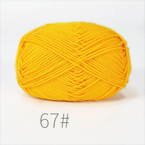 LOUKEKE 10 Knäuel/Lot 500 g weiches Seidenmilch-Baumwollgarn zum Stricken, Häkelgarn, Bio-Webgarn von LOUKEKE