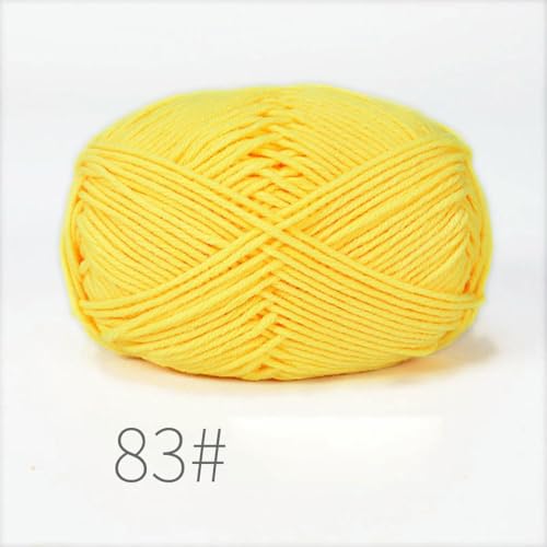 LOUKEKE 10 Knäuel/Lot 500 g weiches Seidenmilch-Baumwollgarn zum Stricken, Häkelgarn, Bio-Webgarn von LOUKEKE