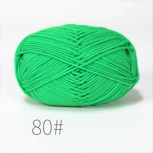 LOUKEKE 10 Knäuel/Lot 500 g weiches Seidenmilch-Baumwollgarn zum Stricken, Häkelgarn, Bio-Webgarn von LOUKEKE