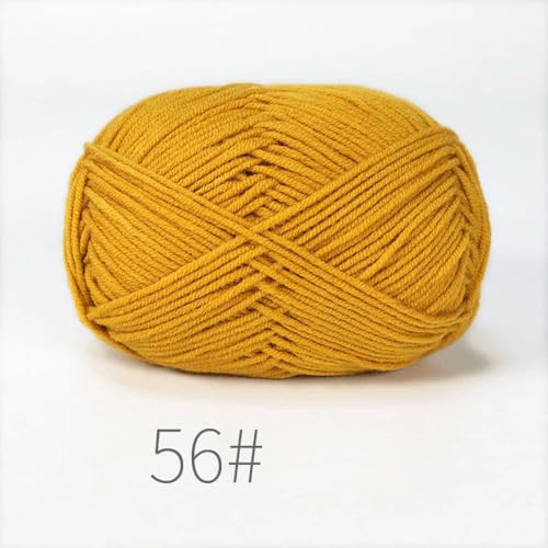 LOUKEKE 10 Knäuel/Lot 500 g weiches Seidenmilch-Baumwollgarn zum Stricken, Häkelgarn, Bio-Webgarn von LOUKEKE