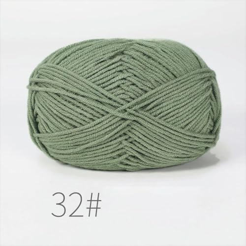 LOUKEKE 10 Knäuel/Lot 500 g weiches Seidenmilch-Baumwollgarn zum Stricken, Häkelgarn, Bio-Webgarn von LOUKEKE