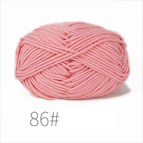 LOUKEKE 10 Knäuel/Lot 500 g weiches Seidenmilch-Baumwollgarn zum Stricken, Häkelgarn, Bio-Webgarn von LOUKEKE