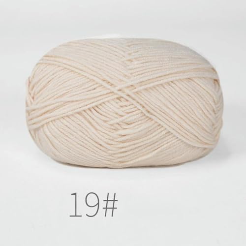 LOUKEKE 10 Knäuel/Lot 500 g weiches Seidenmilch-Baumwollgarn zum Stricken, Häkelgarn, Bio-Webgarn von LOUKEKE