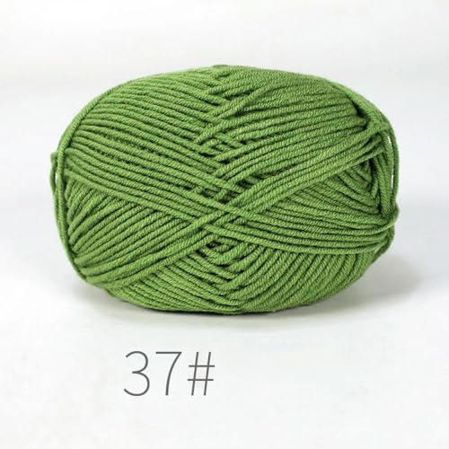 LOUKEKE 10 Knäuel/Lot 500 g weiches Seidenmilch-Baumwollgarn zum Stricken, Häkelgarn, Bio-Webgarn von LOUKEKE