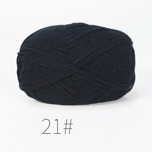 LOUKEKE 10 Knäuel/Lot 500 g weiches Seidenmilch-Baumwollgarn zum Stricken, Häkelgarn, Bio-Webgarn von LOUKEKE