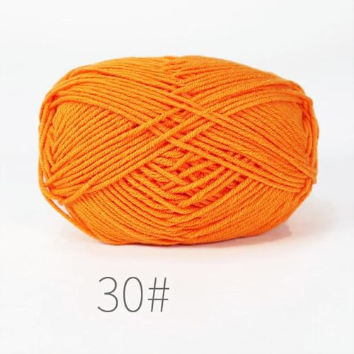 LOUKEKE 10 Knäuel/Lot 500 g weiches Seidenmilch-Baumwollgarn zum Stricken, Häkelgarn, Bio-Webgarn von LOUKEKE