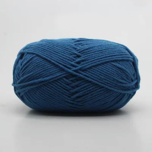 LOUKEKE 10 Knäuel/Lot 500 g weiches Seidenmilch-Baumwollgarn zum Stricken, Häkelgarn, Webfaden von LOUKEKE