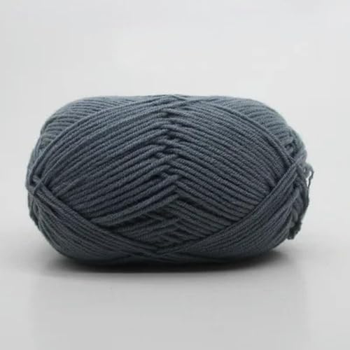 LOUKEKE 10 Knäuel/Lot 500 g weiches Seidenmilch-Baumwollgarn zum Stricken, Häkelgarn, Webfaden von LOUKEKE