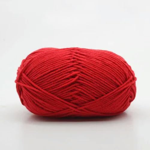 LOUKEKE 10 Knäuel/Lot 500 g weiches Seidenmilch-Baumwollgarn zum Stricken, Häkelgarn, Webfaden von LOUKEKE